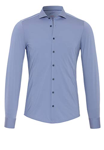 Pure h. Tico Herren 4030-21750 Pure-Functional Langarm Hemd, Uni Mittelblau, 40 Pure h. Tico Herren 4030-21750 Pure-Functional Langarm Hemd, Uni Mittelblau, 40 von pure h. tico