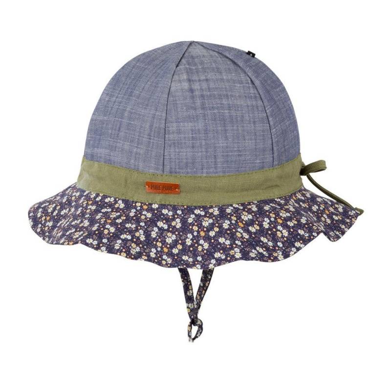 pure pure by BAUER Erstlingsmütze PurePure Mini Flapper Blümchen von pure pure by BAUER