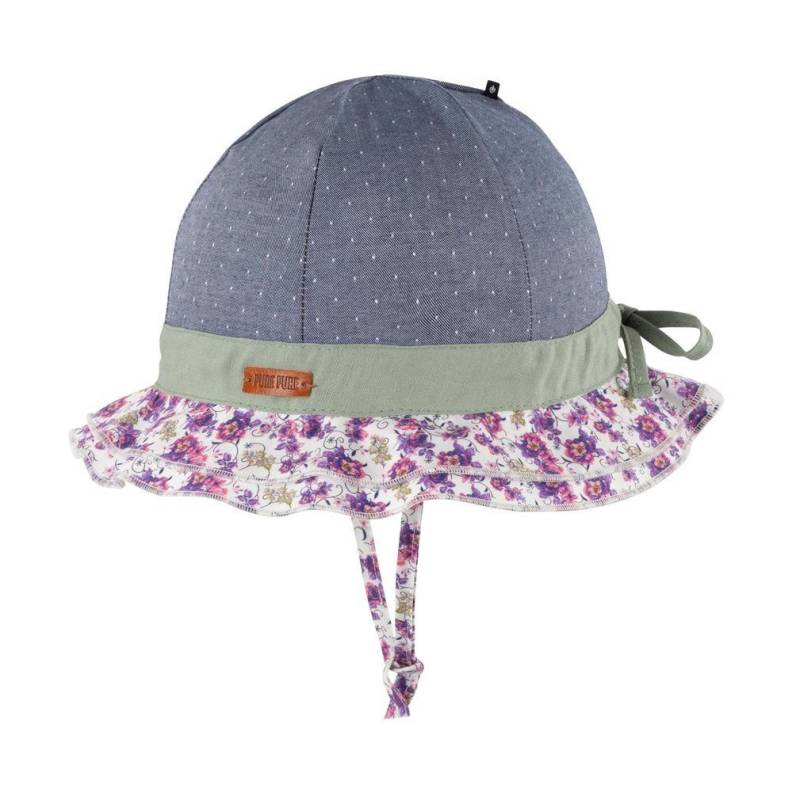 pure pure by BAUER Erstlingsmütze PurePure Miniflapper mit Rüschen von pure pure by BAUER