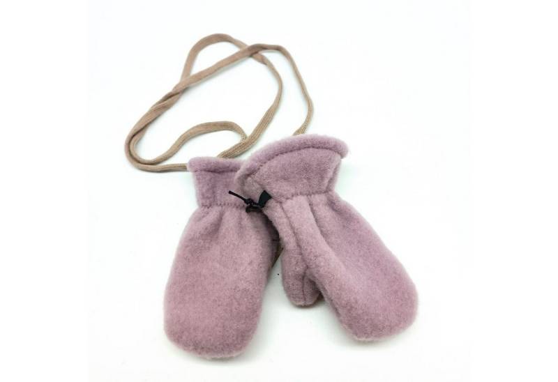 pure pure by BAUER Jerseymütze Baby Fäustel Fleece mauve von pure pure by BAUER