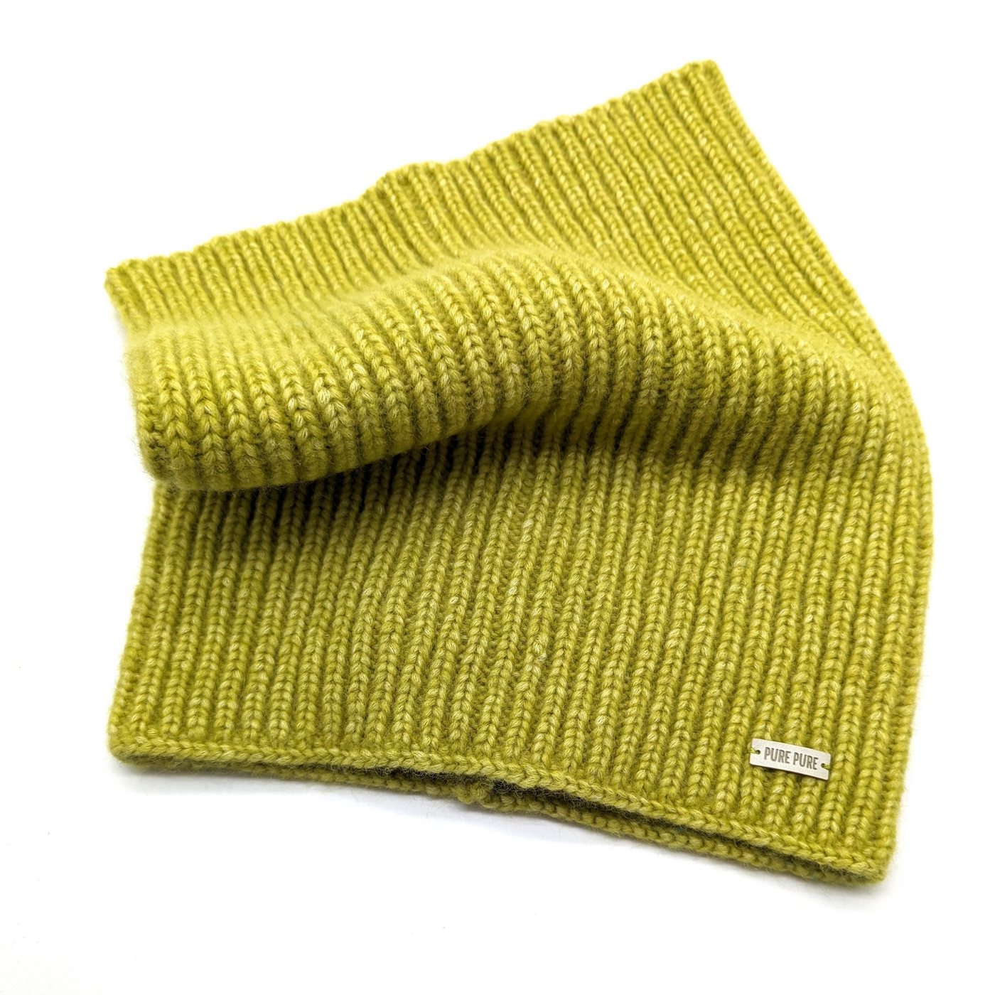 pure pure by BAUER Strickmütze DA - Strickloop lime green von pure pure by BAUER