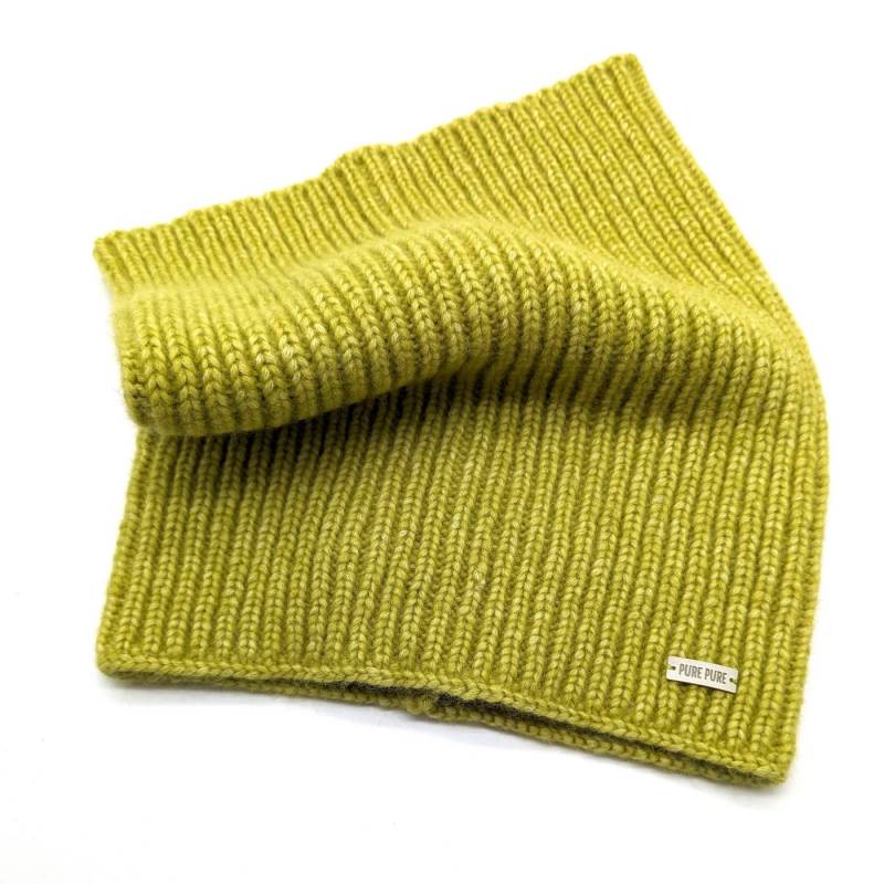 pure pure by BAUER Strickmütze DA - Strickloop lime green von pure pure by BAUER