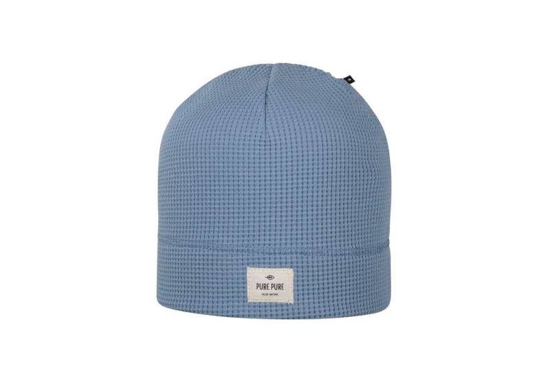 pure pure by BAUER Strickmütze Pure Pure Mini-Beanie Waffle blue-shadow von pure pure by BAUER