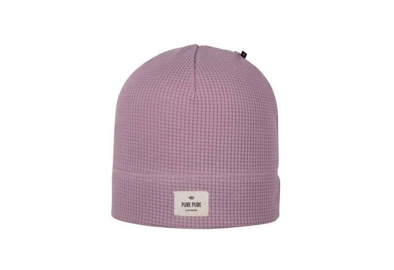 pure pure by BAUER Strickmütze Pure Pure Mini-Beanie Waffle rosa von pure pure by BAUER