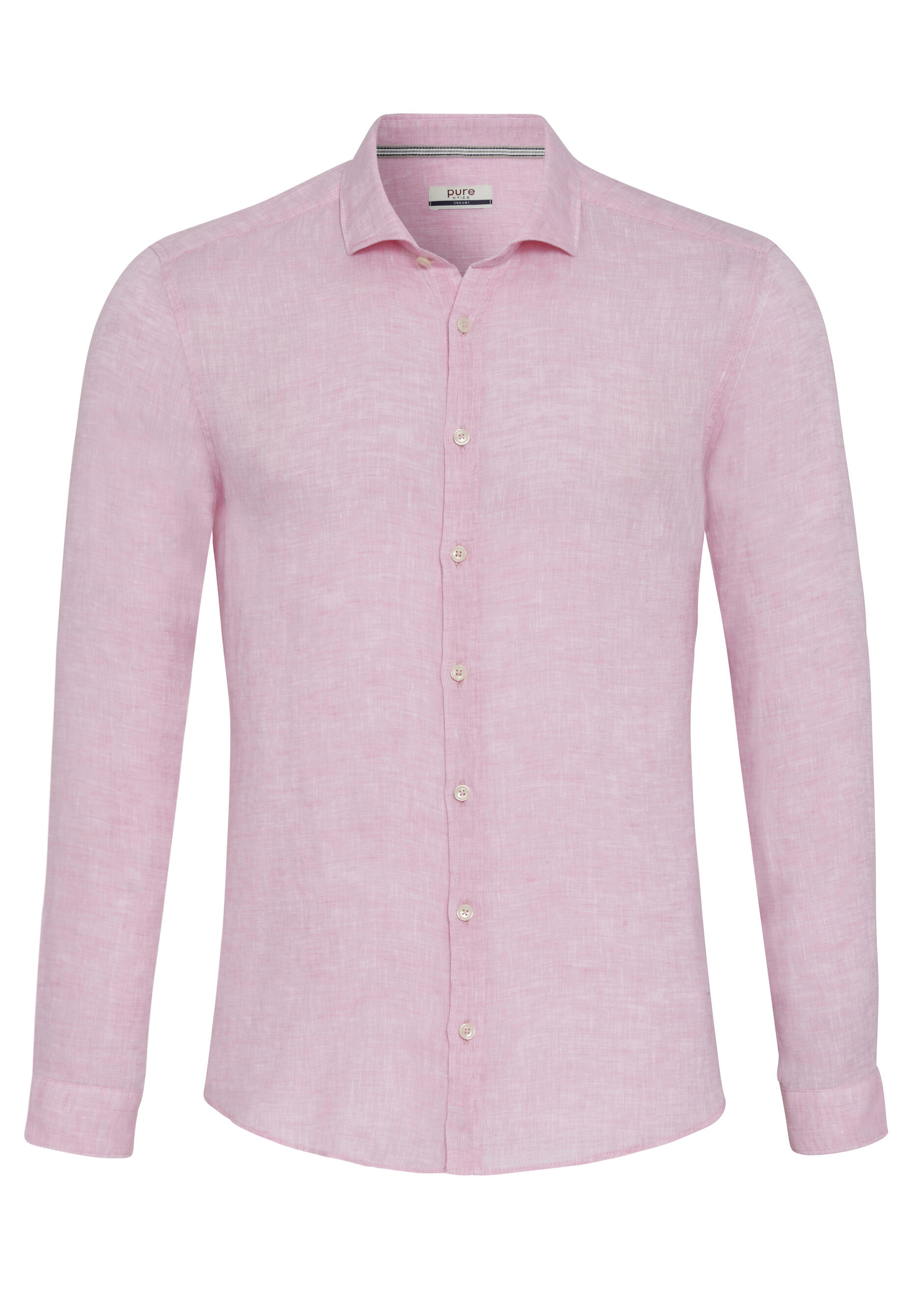 pure - PURE- Casual Hemd Langarm rosa - Gr. - XXL von pure
