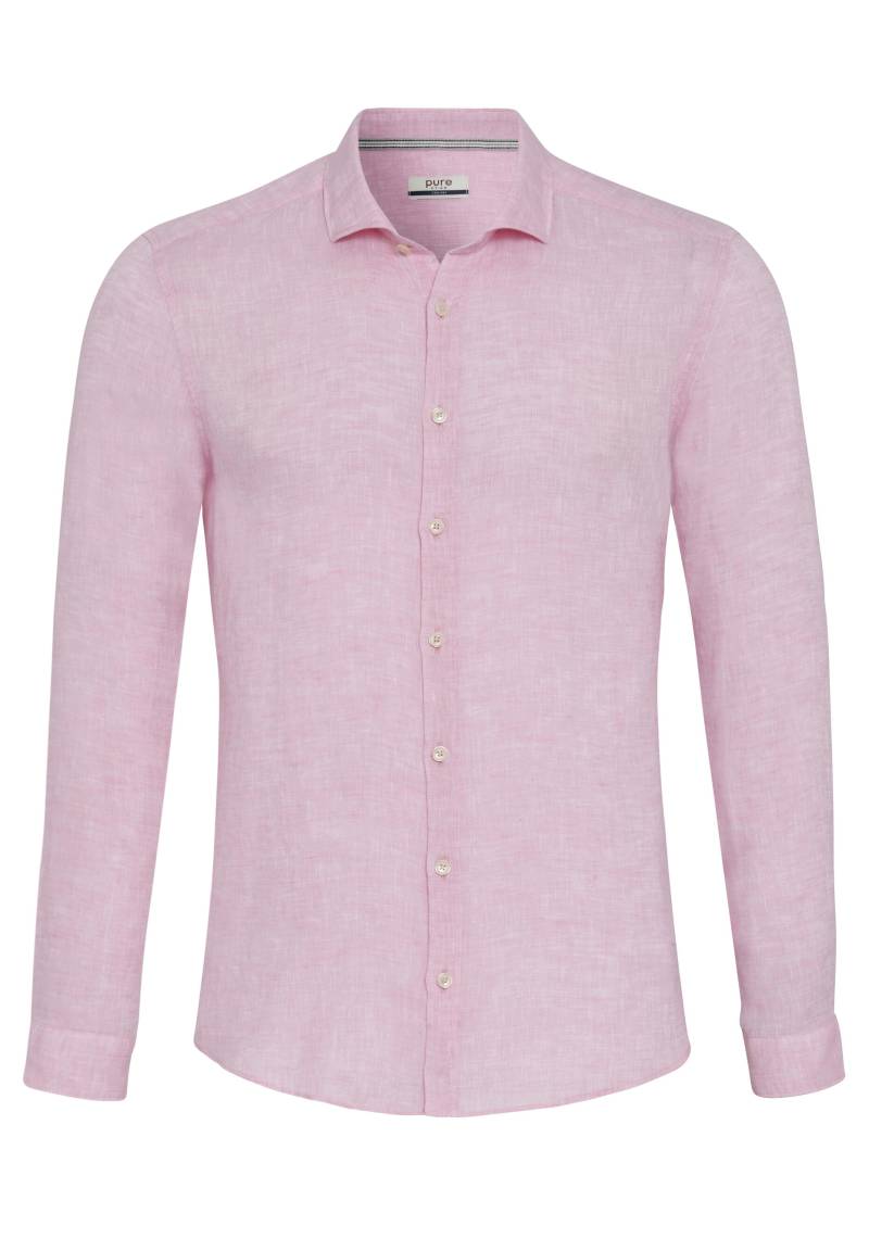 pure - PURE- Casual Hemd Langarm rosa - Gr. - XXL von pure