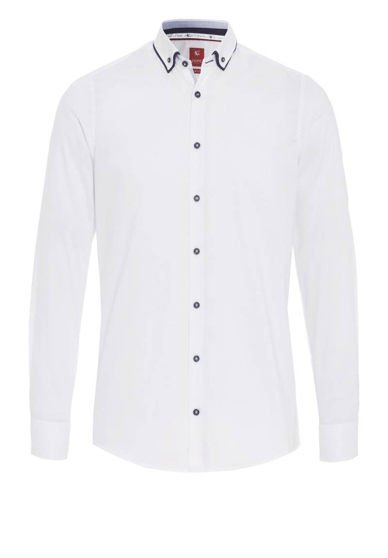 pure - PURE- City Hemd Red Langarm weiss - Gr. - XL von pure