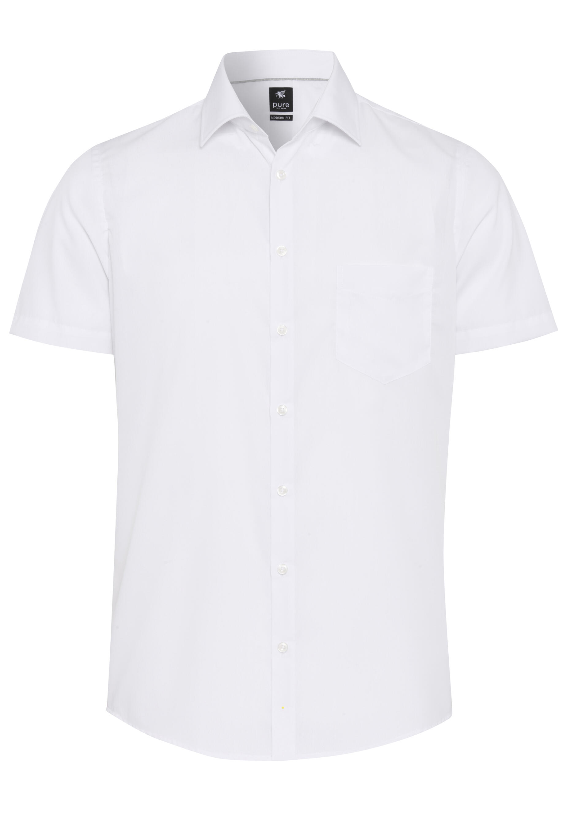 pure - PURE- City Hemd modern fit Halbarm weiss - Gr. - XXL von pure