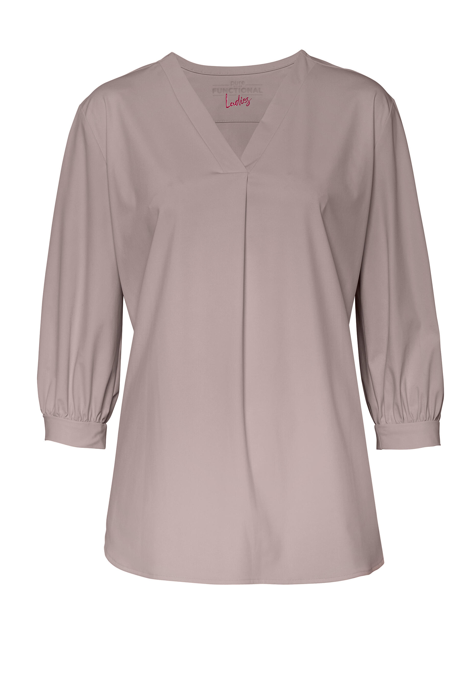 pure - PURE- Functional Bluse Langarm braun - Gr. - XL von pure