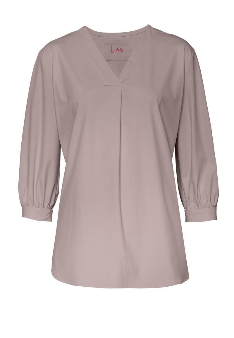 pure - PURE- Functional Bluse Langarm braun - Gr. - XL von pure