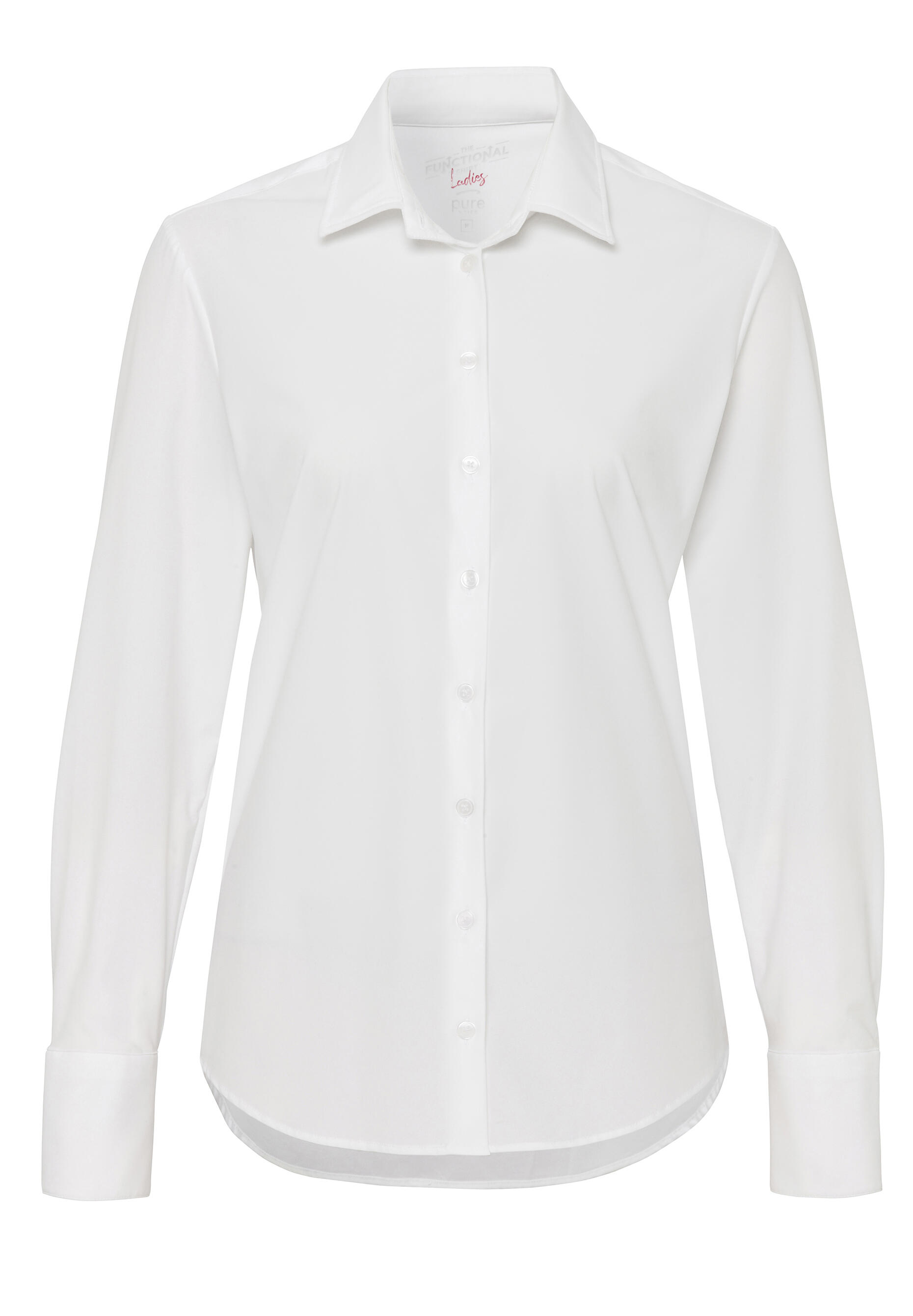 pure - PURE- Functional Bluse Langarm weiss - Gr. - L von pure
