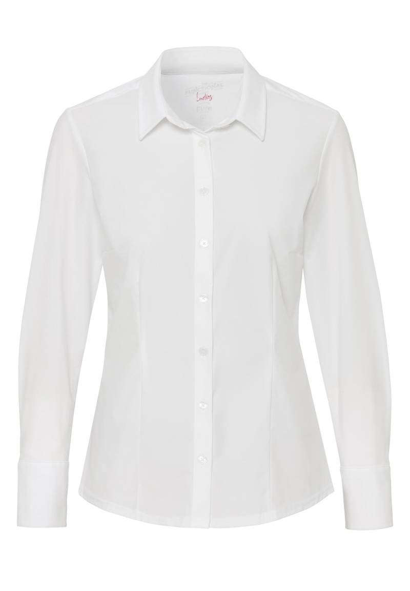 pure - PURE- Functional Bluse slim fit Langarm weiss - Gr. - M von pure