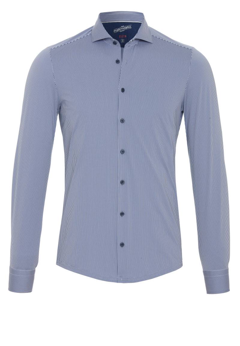 pure - PURE- Functional Hemd Langarm blau - Gr. - 39 von pure