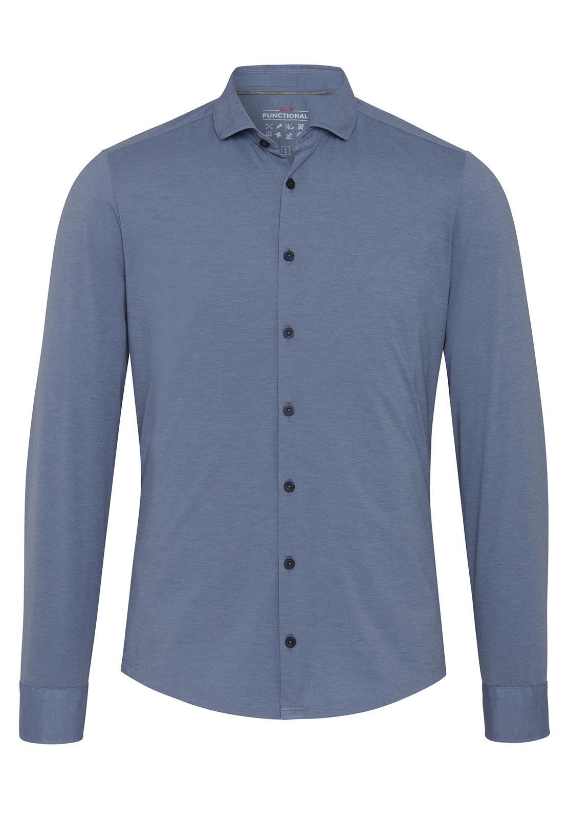 pure - PURE- Functional Hemd Langarm blau - Gr. - 39 von pure