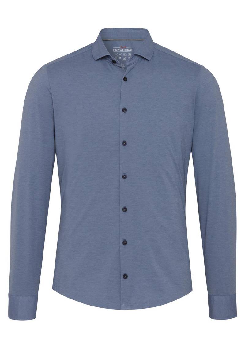 pure - PURE- Functional Hemd Langarm blau - Gr. - 39 von pure