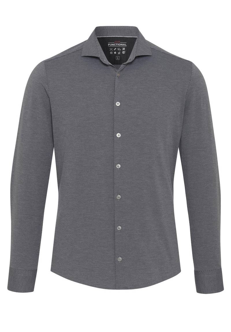 pure - PURE- Functional Hemd Langarm grau - Gr. - 41 von pure