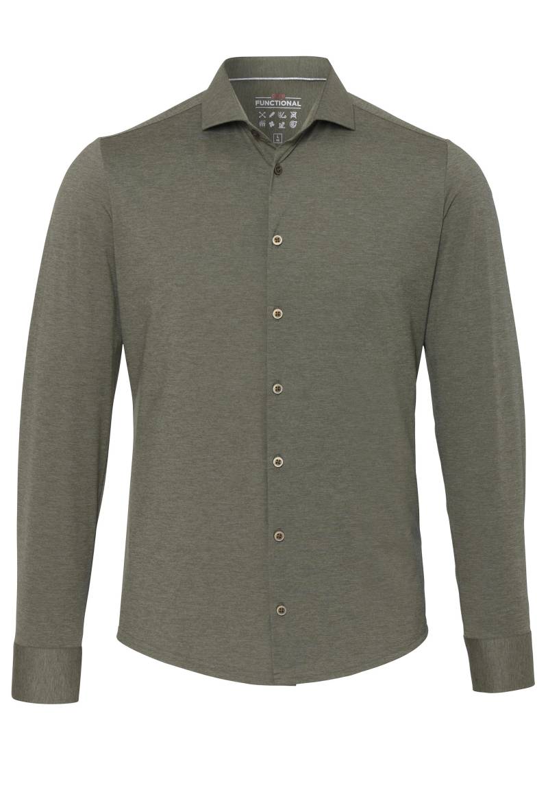 pure - PURE- Functional Hemd Langarm grün - Gr. - 44 von pure