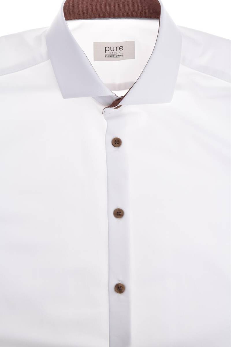 pure - PURE- Functional Hemd Langarm weiss - Gr. - 38 von pure