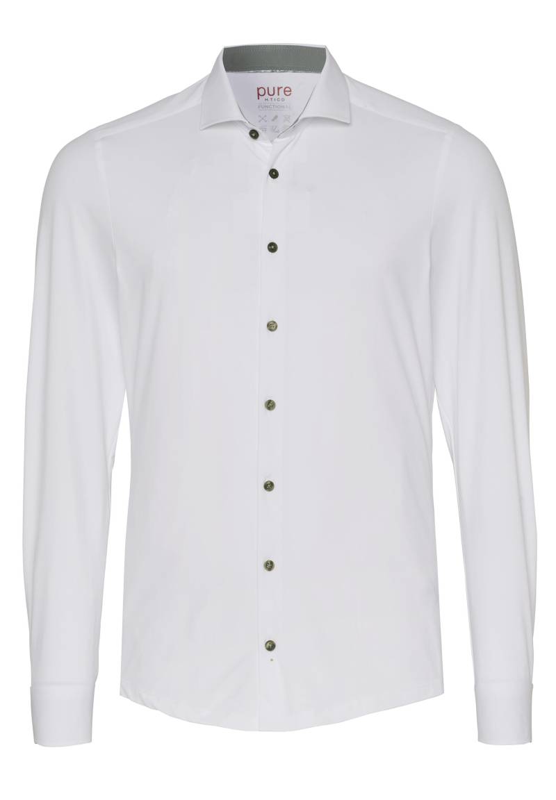 pure - PURE- Functional Hemd Langarm weiss - Gr. - 41 von pure
