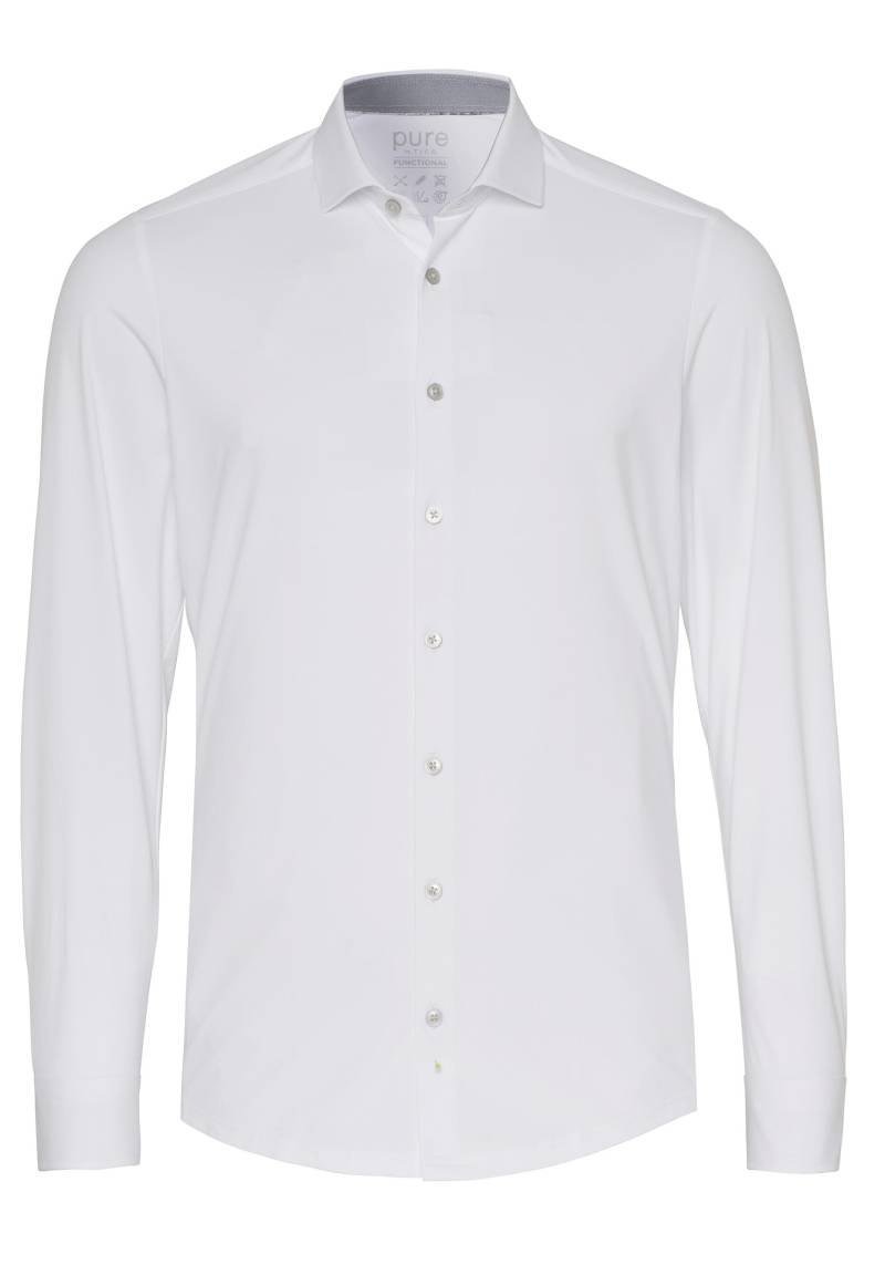 pure - PURE- Functional Hemd Langarm weiss - Gr. - 44 von pure