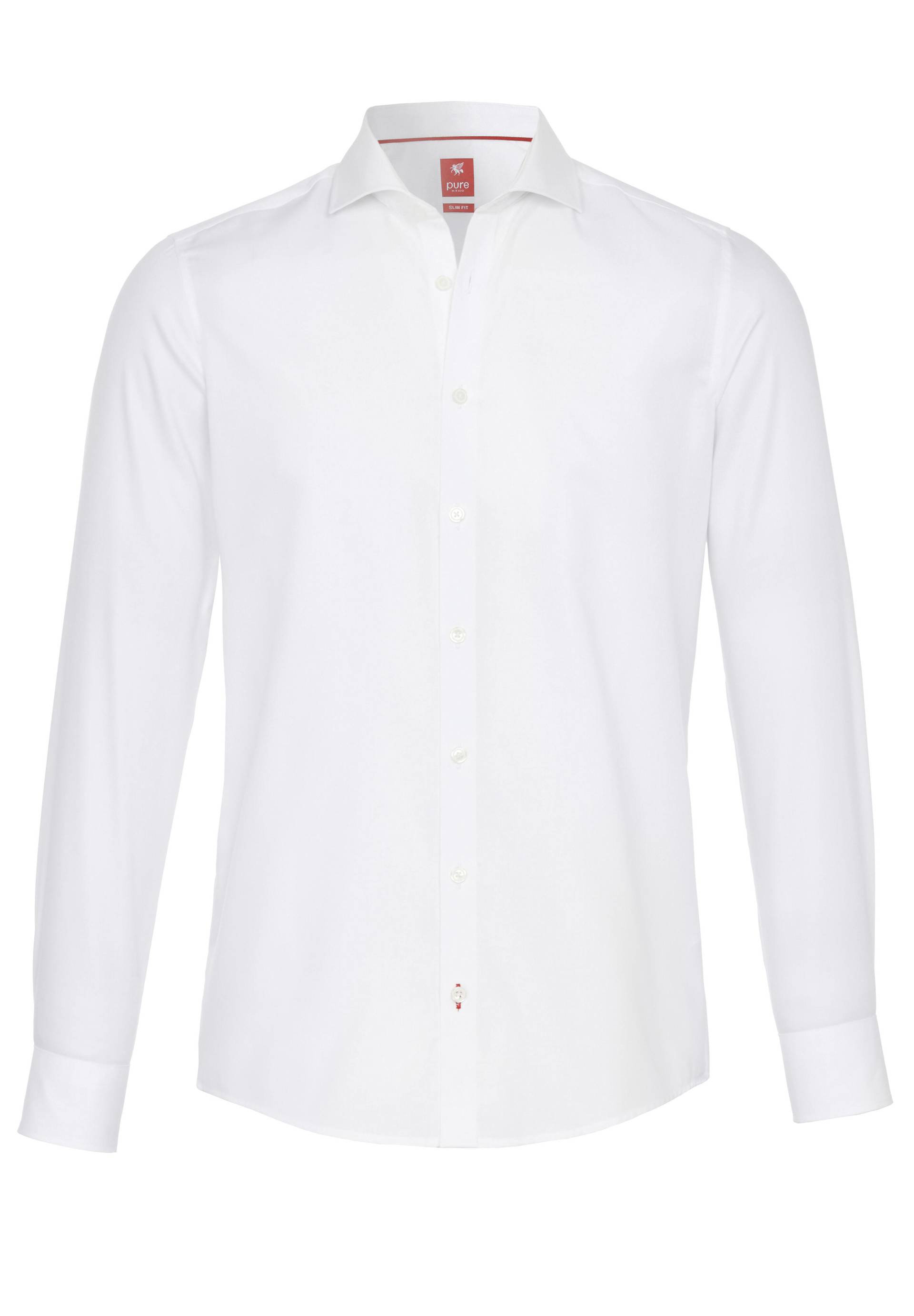 pure - PURE Hemd City slim fit Langarm weiss - Gr. - XL von pure