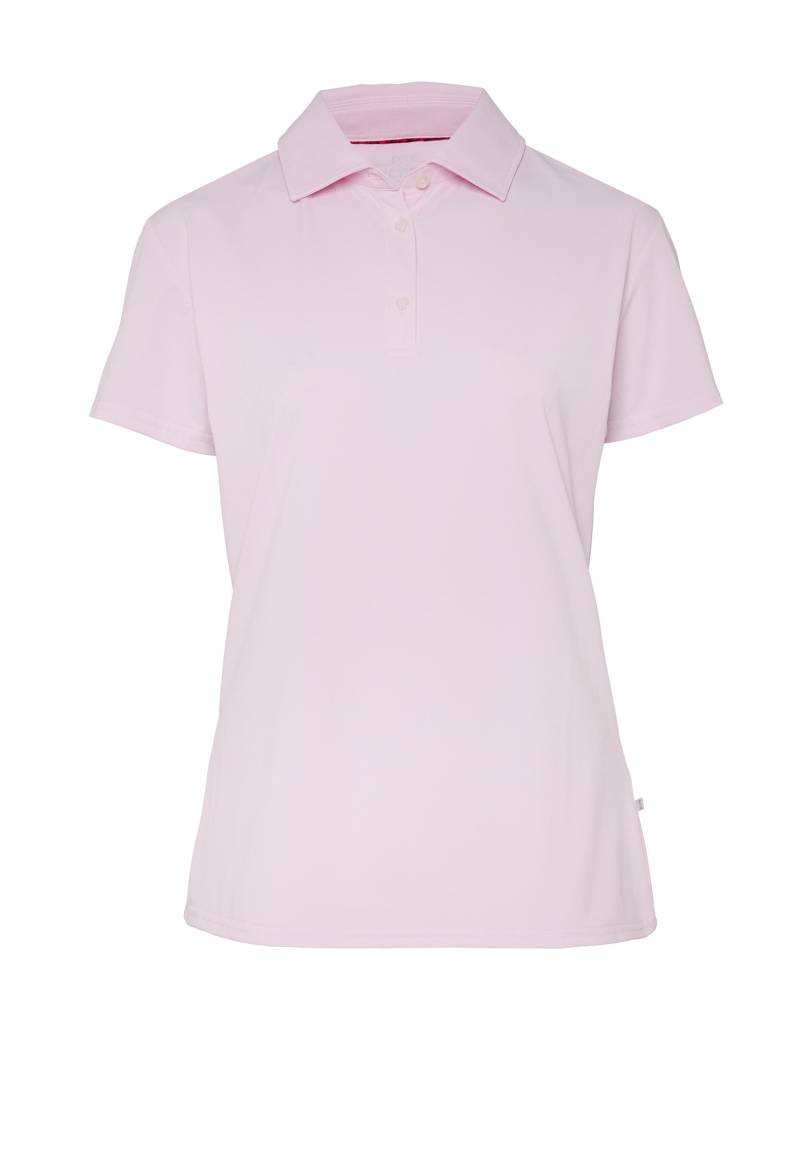 pure - Pure Functional Polo Damen slim fit Halbarm rosa - Gr. - XXL von pure