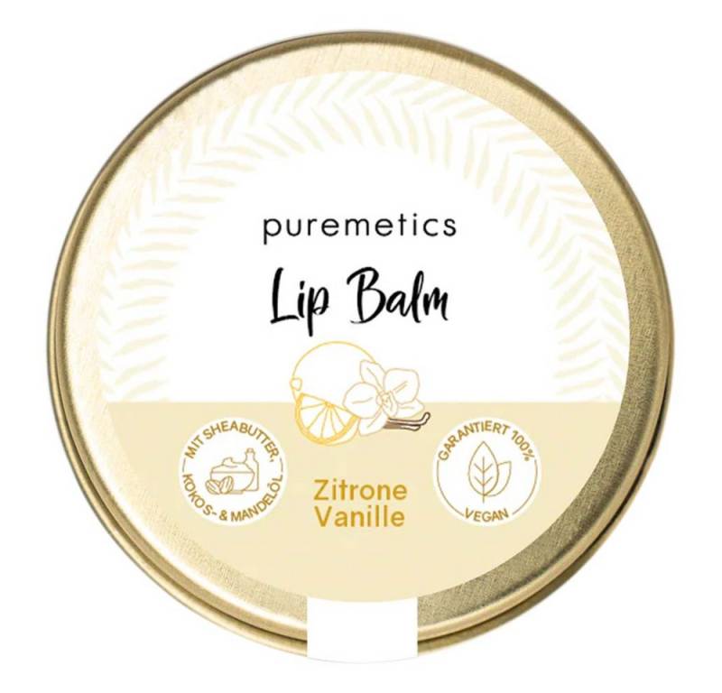puremetics Lippenpflegestift Lip Balm - Zitrone Vanille 10ml von puremetics