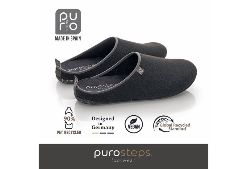 purosteps Fieltro-Eco Hausschuh Hergestellt aus recycelten PET Flaschen, Handgefertigt, Naturkautschuk purosteps Fieltro-Eco Hausschuh Hergestellt aus recycelten PET Flaschen, Handgefertigt, Naturkautschuk von purosteps