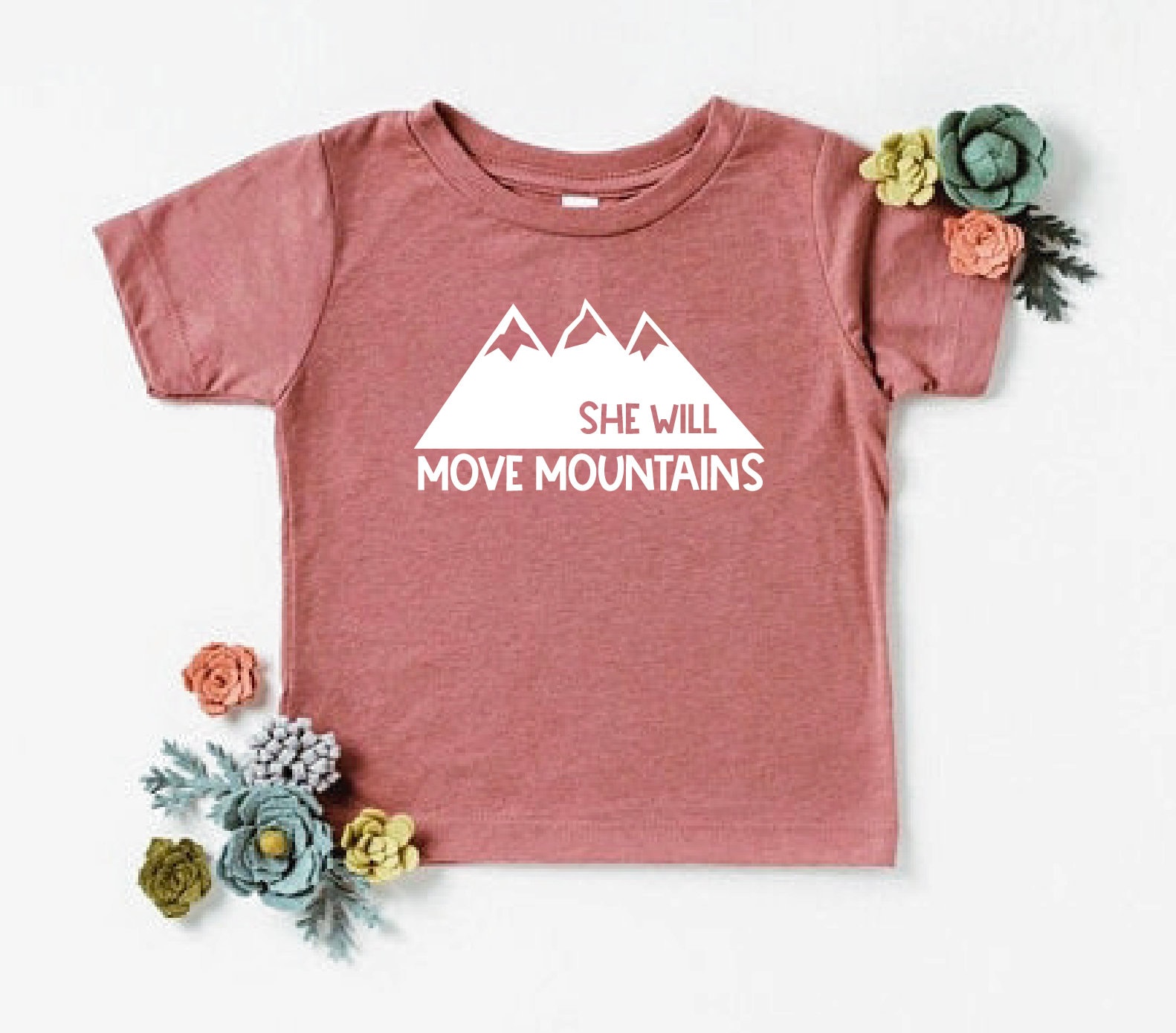 Sie Wird Berge T-Shirt Versetzen/Mädchen Boho Shirt Kinder von purpleaspenkids