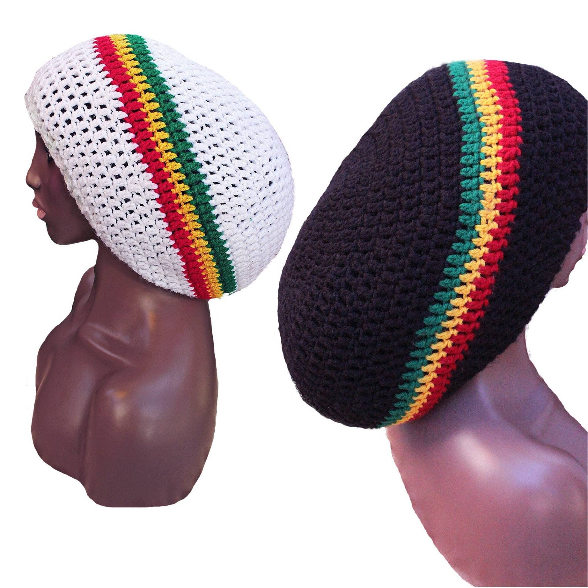 Dome Rasta Tam /Unisex Herren Damen/Satinrand Und Gefütterte Optionen Groß Bis Extra L Xl Dread Loc Accessoires Hut Für Dreadlocks von purplepartydesigns