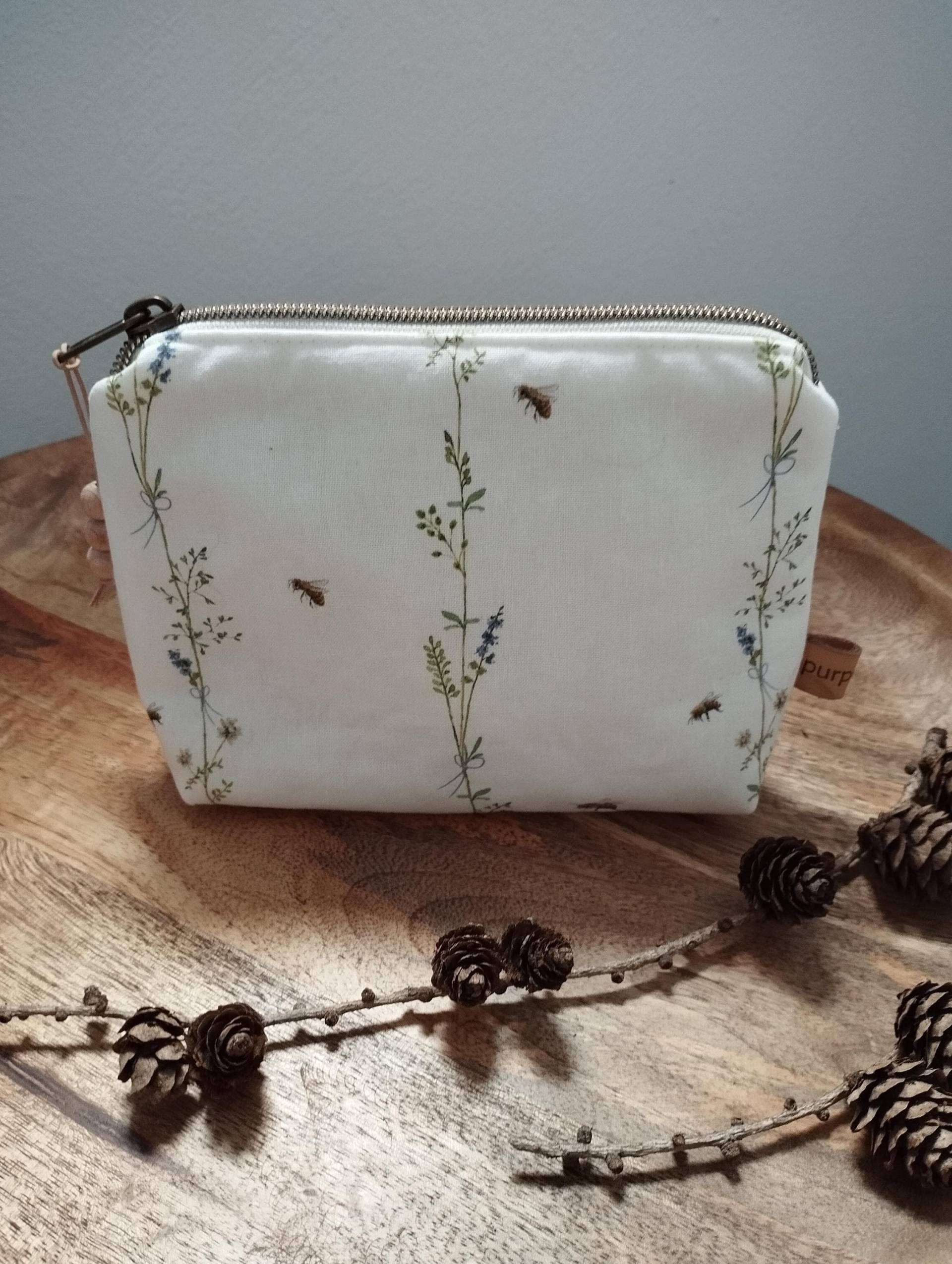 Kosmetiktäschchen Acufactum "Wiesengras";reißverschlusstäschchen Kosmetiktäschchen Acufactum "Wiesengras";reißverschlusstäschchen von purpurlotti