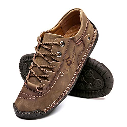 puruismate Herren Lederschuhe Casual Sneaker Bequeme Mode Loafers Leichte Freizeitschuhe für Herren, Gehen, Autofahren, Büro, Business puruismate Herren Lederschuhe Casual Sneaker Bequeme Mode Loafers Leichte Freizeitschuhe für Herren, Gehen, Autofahren, Büro, Business von puruismate
