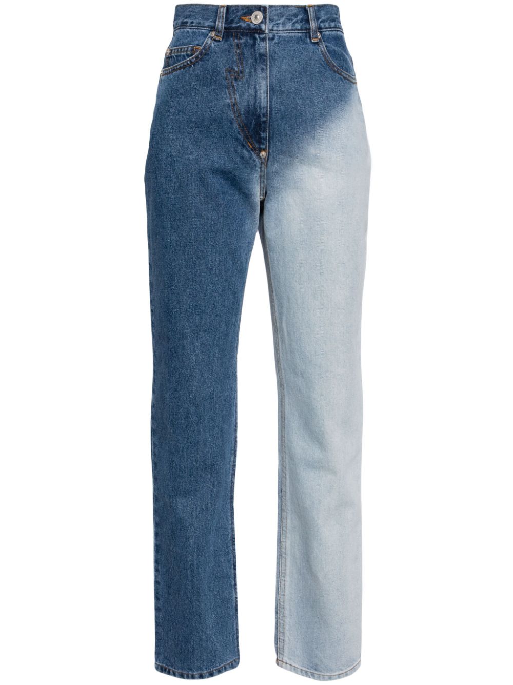 pushBUTTON Jeans mit hohem Bund - Blau von pushBUTTON