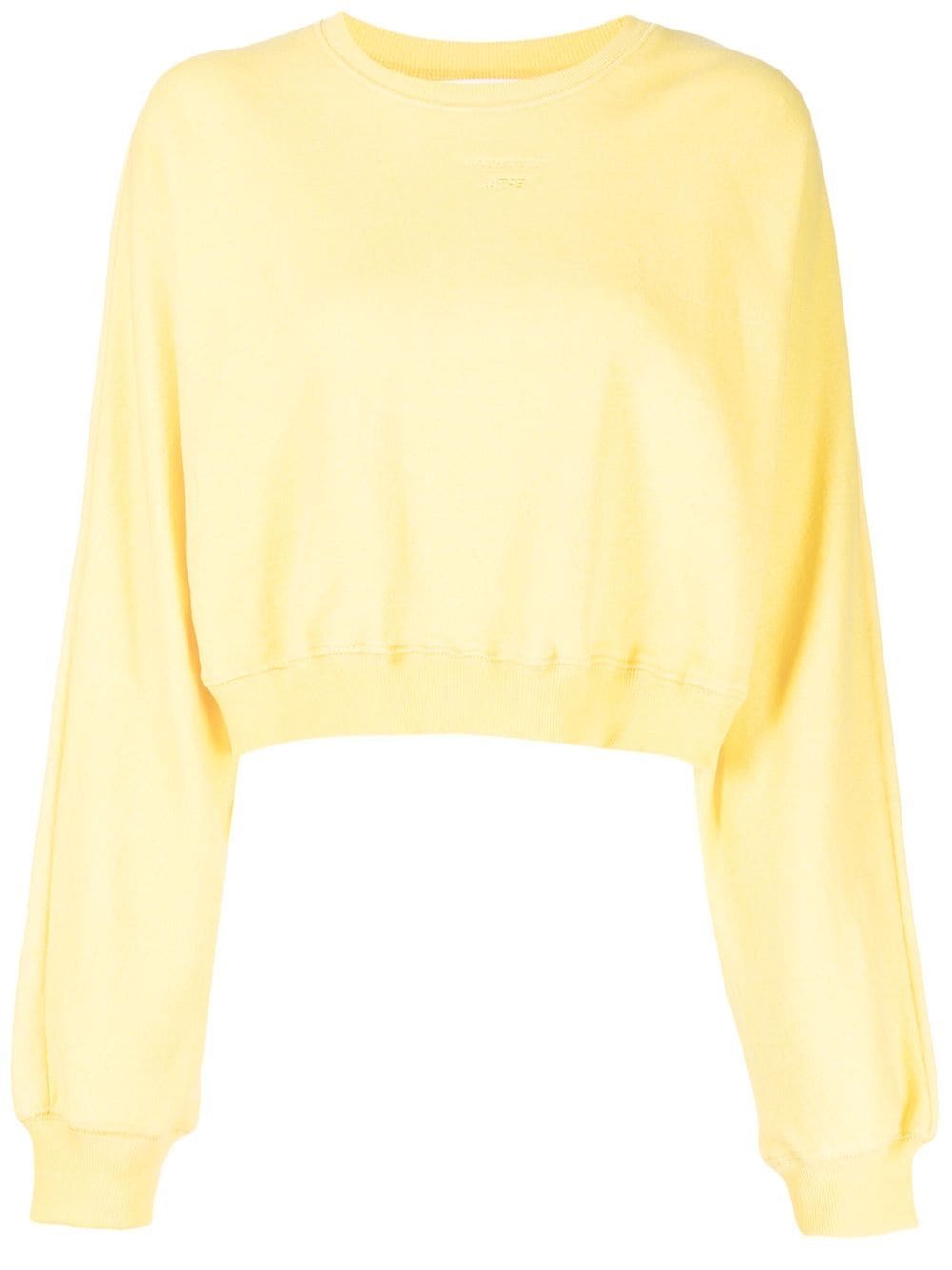 pushBUTTON Sweatshirt mit Rundhalsausschnitt - Gelb von pushBUTTON