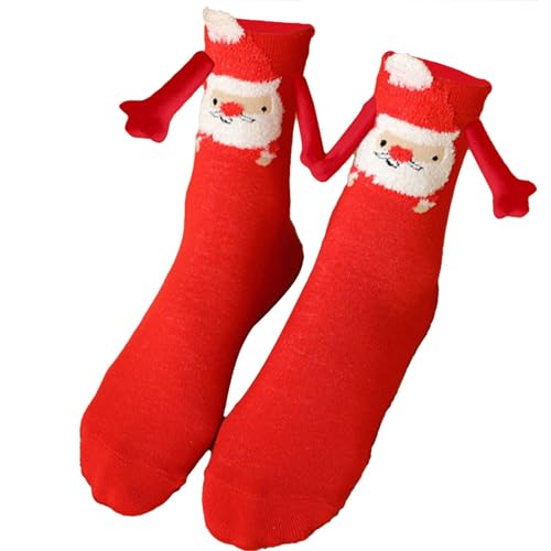 Hand Holding Socks | Christmas Magnetic Hand Holding Socks | Funny Christmas Magnetic Socks Hold Hands | Hand In Hand Magnetic Socks Christmas Gifts For Couple Women Men von puzzlegame