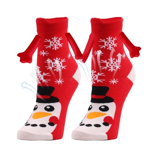 Hand Holding Socks | Christmas Magnetic Hand Holding Socks | Funny Christmas Magnetic Socks Hold Hands | Hand In Hand Magnetic Socks Christmas Gifts For Couple Women Men von puzzlegame