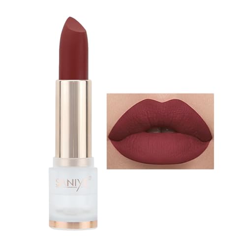 Lippenstift für Damen,Langanhaltender, hochpigmentierter Lippenfüller | Lippen-Make-up für den ganzen Tag, roter Lippenstift für Mädchen und Frauen, hochpigmentierte Farbe und sofortiger Puzzlegame von puzzlegame