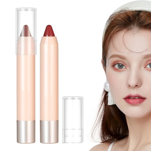 Lippenstiftstift,Lippenstift und Lipgloss | Hochpigmentierter, wischfester 20-g-Lippenstift, 8 natürliche Farben für das Make-up von Frauen Puzzlegame von puzzlegame