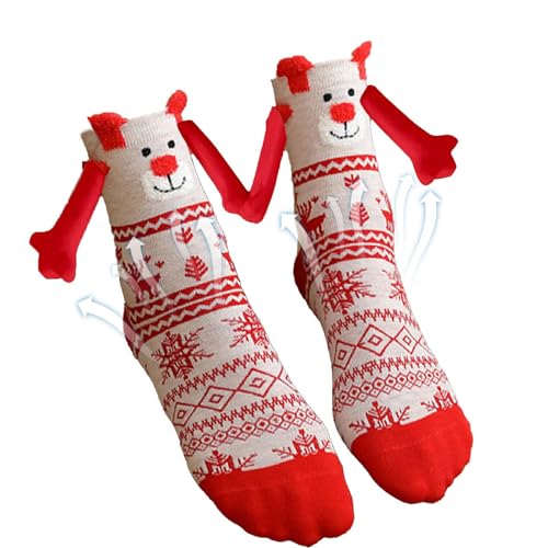 Socken Mit Magnetarmen | Halloween/Weihnachten Händchen Halten Socken | Unisex Lustige Paare Magnetische Socken | Magnetische Socken Mit Händen Geschenke Für Damen Und Herren von puzzlegame