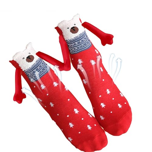 Socken Mit Magnetarmen | Halloween/Weihnachten Händchen Halten Socken | Unisex Lustige Paare Magnetische Socken | Magnetische Socken Mit Händen Geschenke Für Damen Und Herren von puzzlegame