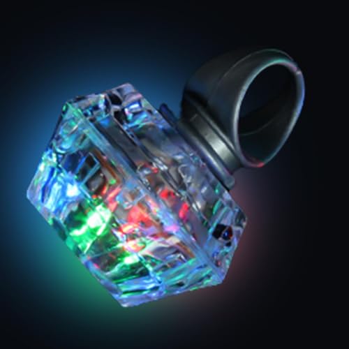 puzzlegame Blinkende Ringe, leuchtende Ringe - LED-Licht, das in den dunklen Ringen leuchtet | Leuchtendes lustiges Spielzeug, Bling-Ring-Spielzeug, leuchtender Kinderschmuck für den von puzzlegame