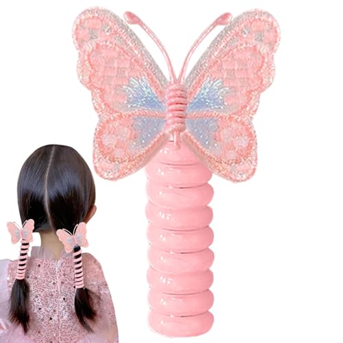 puzzlegame Telefonkabel-Haargummis,Telefondraht-Haargummis | Haargummis Telefonkabel | Bunte, dehnbare, schädigungsfreie Haargummis aus Telefondraht für Thanksgiving, Kinder und Mädchen zum von puzzlegame