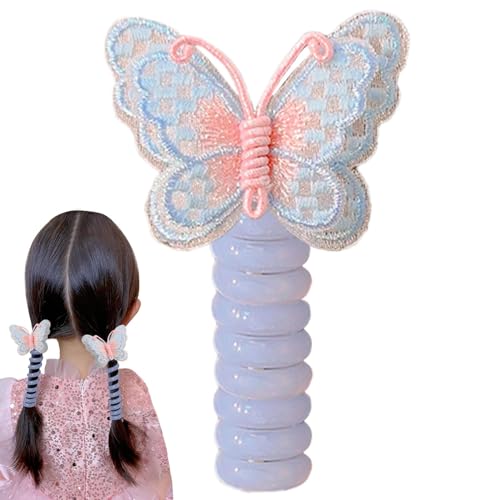 puzzlegame Telefonkabel-Haargummis,Telefonkabel-Haargummis - Haargummis Telefonkabel,Bunte, dehnbare, schädigungsfreie Haargummis aus Telefondraht für Thanksgiving, Kinder und Mädchen zum von puzzlegame