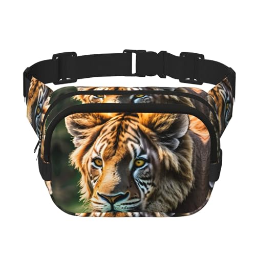 Afrikanische Tiere drucken quadratische Taille Brieftasche doppellagige Gürteltasche trendige Reise Gürteltasche für Männer und Frauen, Schwarz, One Size, blacks, One size Afrikanische Tiere drucken quadratische Taille Brieftasche doppellagige Gürteltasche trendige Reise Gürteltasche für Männer und Frauen, Schwarz, One Size, blacks, One size von pvinnk