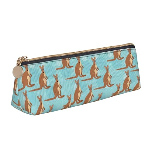 pvinnk Funny for Kangaroo Zoo Print Stylish and practical Pencil Case Large Capacity Triangle Pencil Pouch with Zipper pvinnk Funny for Kangaroo Zoo Print Stylish and practical Pencil Case Large Capacity Triangle Pencil Pouch with Zipper von pvinnk