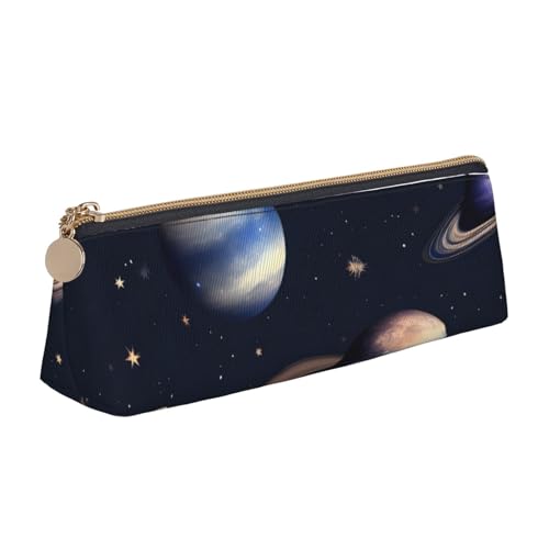 pvinnk Planet Stars and Milky Way Galaxy Print Stylish and Practical Pencil Case Large Capacity Triangle Pencil Pouch with Zipper pvinnk Planet Stars and Milky Way Galaxy Print Stylish and Practical Pencil Case Large Capacity Triangle Pencil Pouch with Zipper von pvinnk
