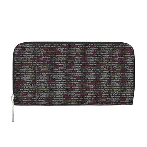 pvinnk RRX44Z-500-fe5fbc067bebdc7e9d61b99b4d985 Druck Elegante Leder-Handbrieftasche Damen Kapazität große lässige Geldbörse reisebereit Brieftasche, Schwarz, Einheitsgröße, Kunst von pvinnk