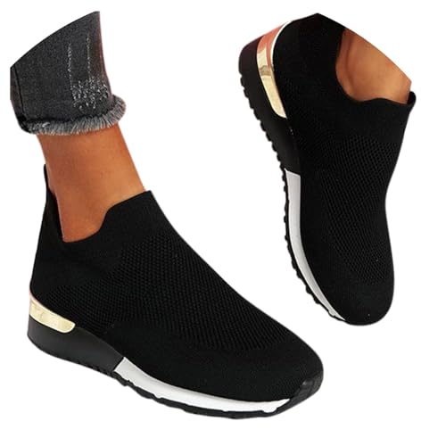 Damen Slip on Sneaker Frauen Gewebt Orthopädische Schuhe Atmungsaktiv Turnschuhe Leicht Laufschuhe Sportschuhe Bequeme Schlupfschuhe Walkingschuhe Arch Support Schuhe Komfort Damen Slip on Sneaker Frauen Gewebt Orthopädische Schuhe Atmungsaktiv Turnschuhe Leicht Laufschuhe Sportschuhe Bequeme Schlupfschuhe Walkingschuhe Arch Support Schuhe Komfort von pvucpot
