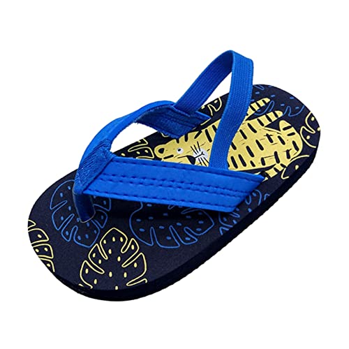 Flip Flops für Kinder, Zehentrenner Kinder Flip Flop, Weich rutschfeste Zehensandalen Kinder, Sommer Badelatschen Kleinkind mit Rückenband für Strand und Schwimmen Mädchen Jungen Sandalen Sandalen von pvucpot