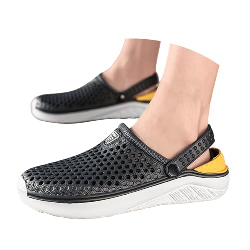 Gartenschuhe Herren, Clogs Herren Gummi Weite H Sandalen Sommerschuhe Garten Orthopädische Gartenclogs Pantoletten Weiche Leichte Hausschuhe Gummischuhe Basic Gartenschuhe Herren, Clogs Herren Gummi Weite H Sandalen Sommerschuhe Garten Orthopädische Gartenclogs Pantoletten Weiche Leichte Hausschuhe Gummischuhe Basic von pvucpot